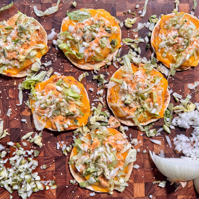 Big Mac Chicken Smashed Tacos - Blackstone Products