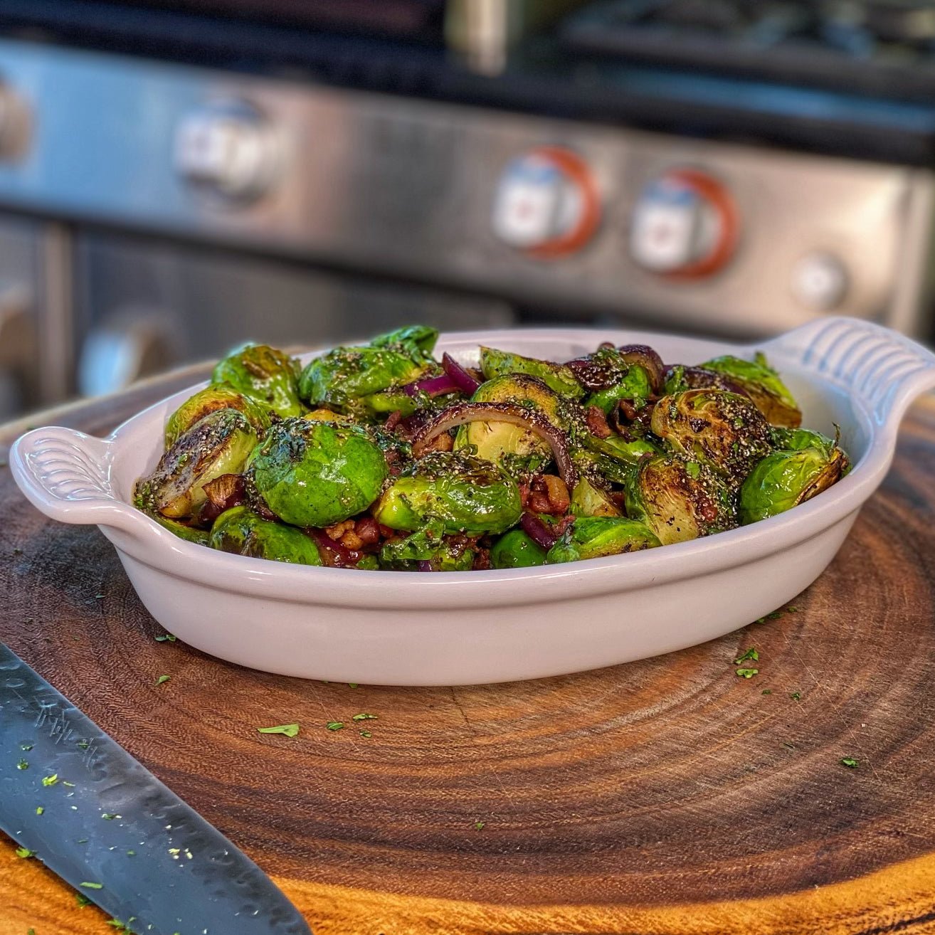 Black Pepper Honey Brussels Sprouts - Blackstone Products