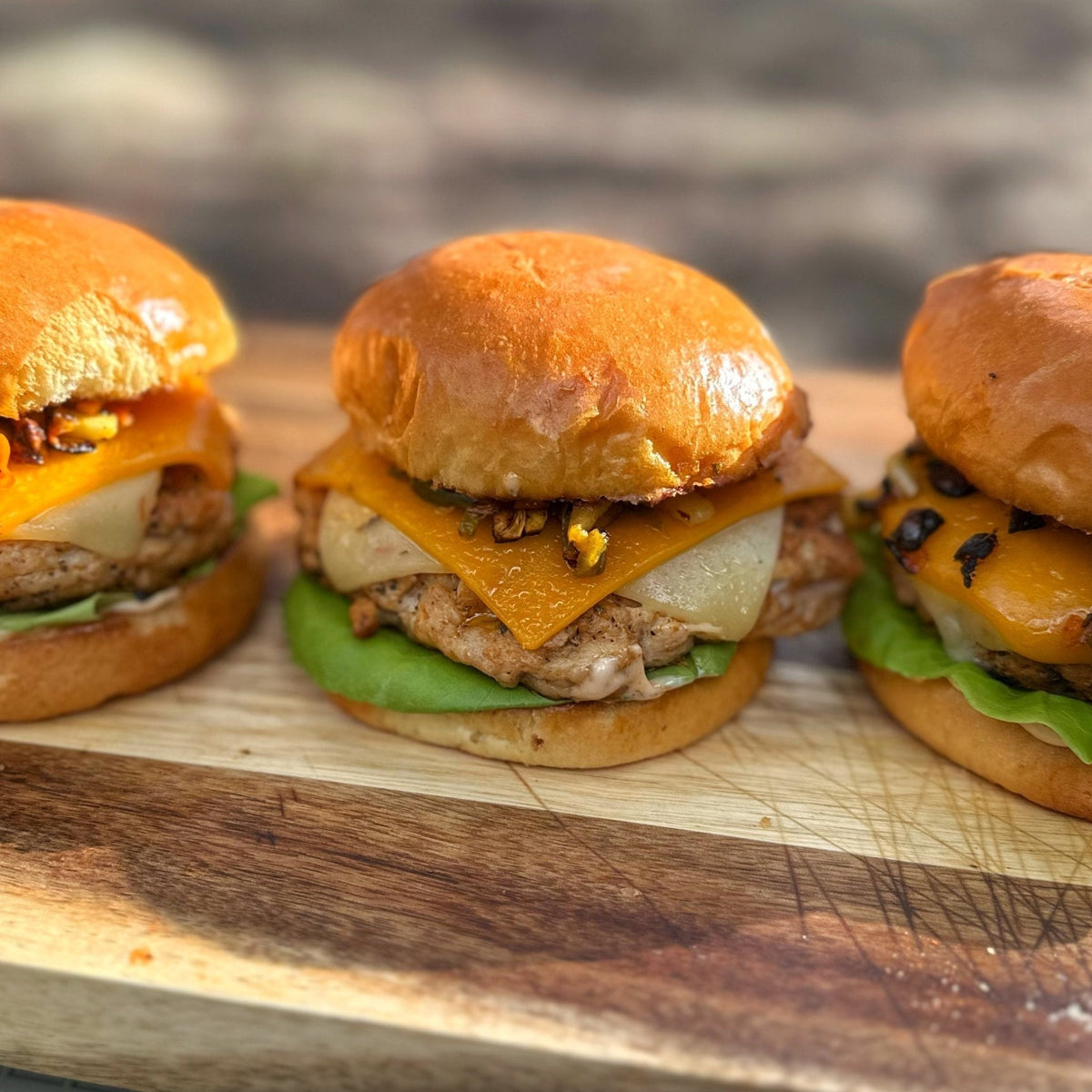 Blackened Chicken Burger - Blackstone Products