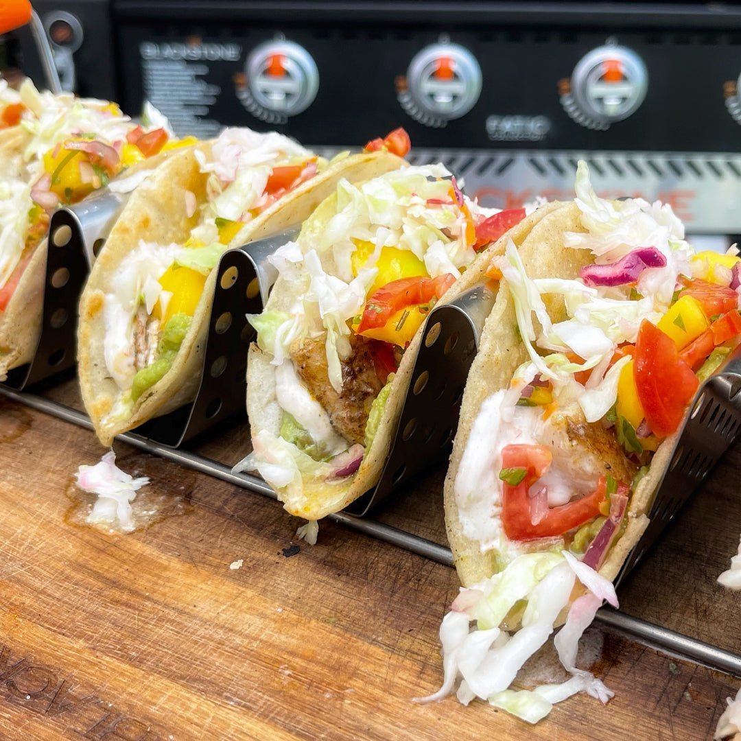 Blackened Fish Tacos with Mango Salsa - Blackstone Products