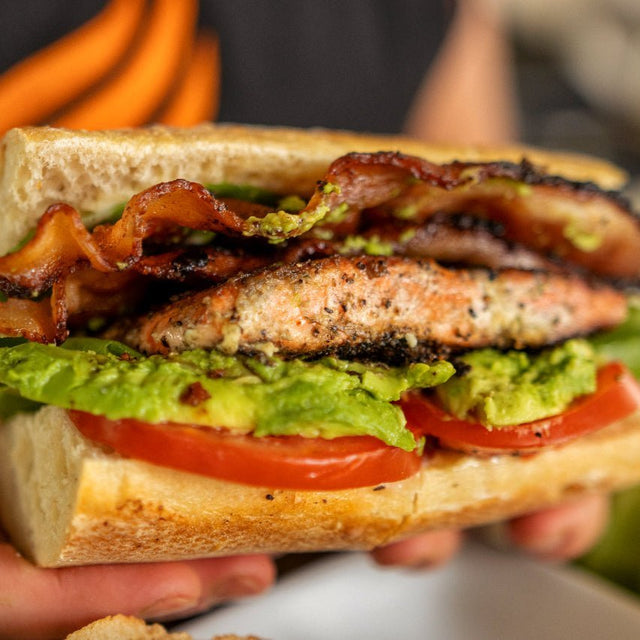Blackened Salmon BLT - Blackstone Products