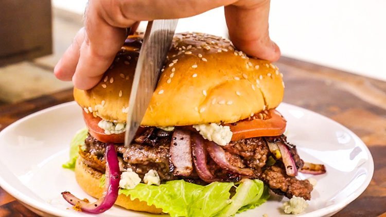Blue Cheese Burgers - Blackstone Products