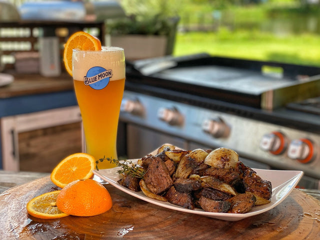 Blue Moon Lemon-Honey Glazed Steak Bites - Blackstone Products