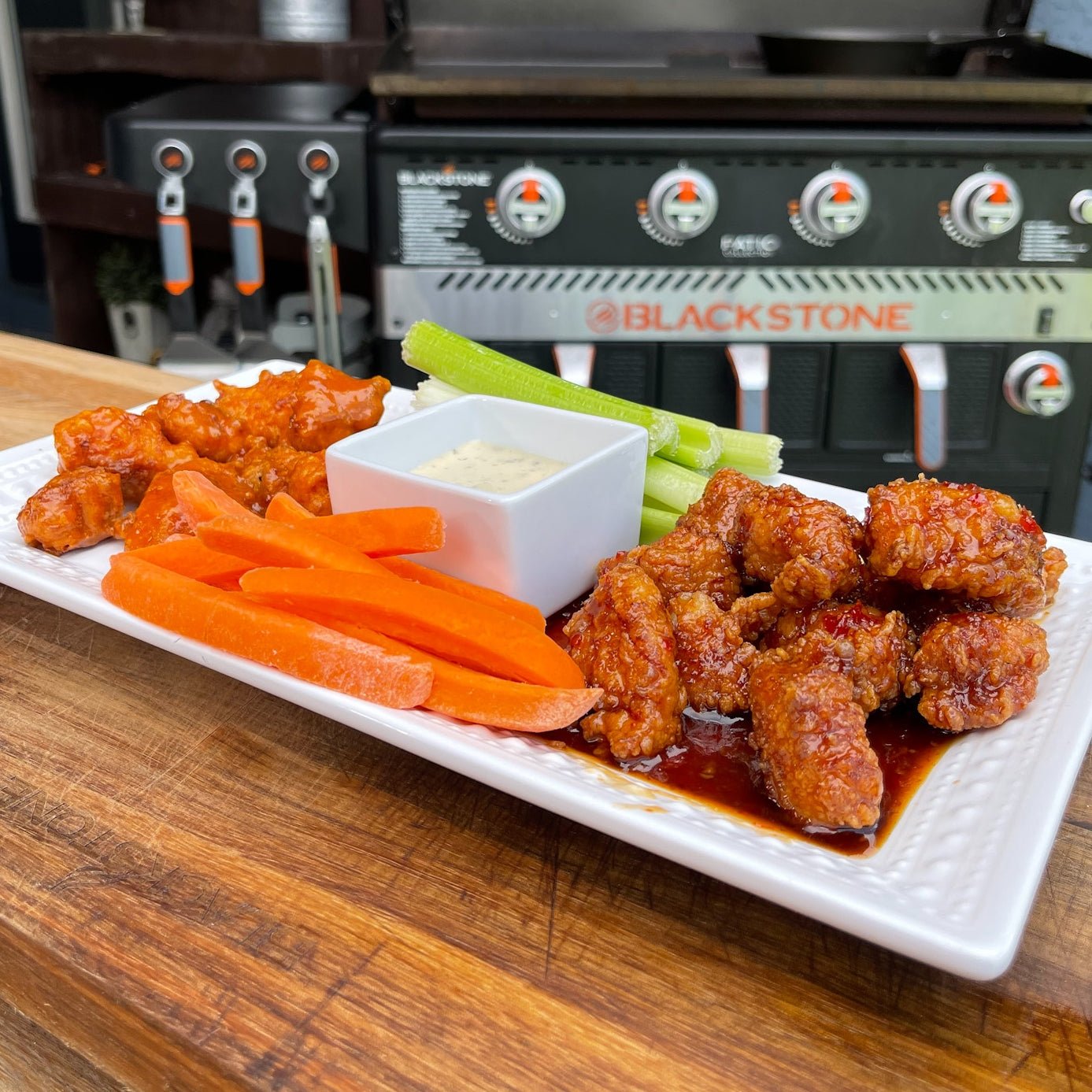 Boneless Wings - Two Ways - Blackstone Products