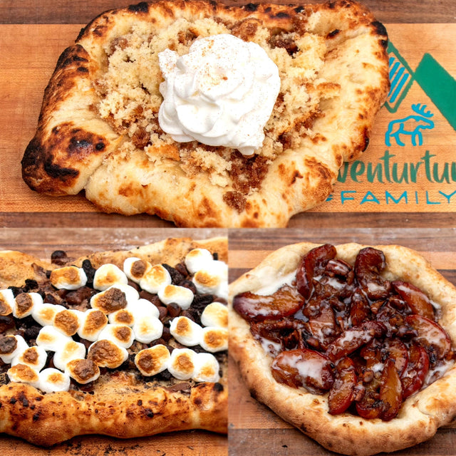 Bourbon Peach Dessert Pizza - Blackstone Products