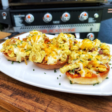 Breakfast Bagel Bites