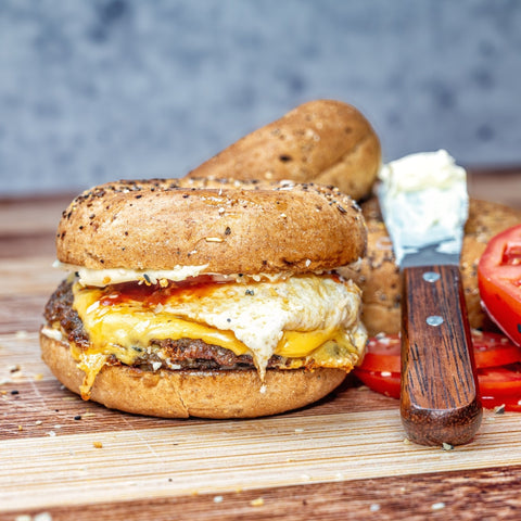 Breakfast Bagel Sandwiches