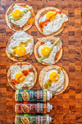 Breakfast Smash Burger Tacos