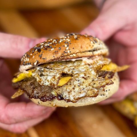 Breakfast Smashburgers