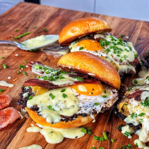 Breakfast Smashburgers