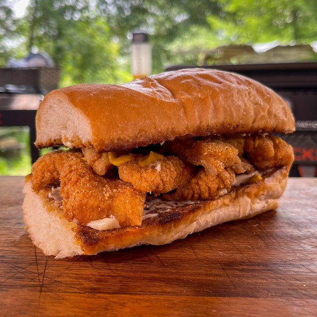 Bruce Mitchell's Catfish Po' boy - Blackstone Products