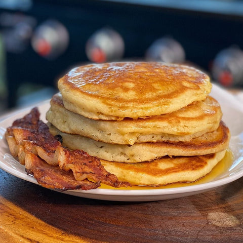 Buttermilk & Bacon Fat Pancakes – Food Hack
