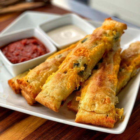 Cheddar Jalapeno Breadsticks