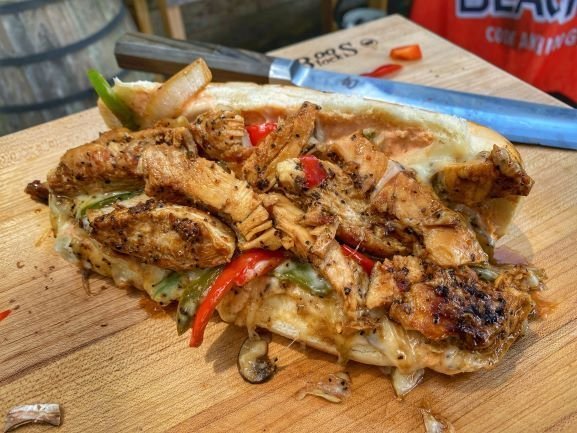 Cheese Chicken Sandwiches - Blackstone Products