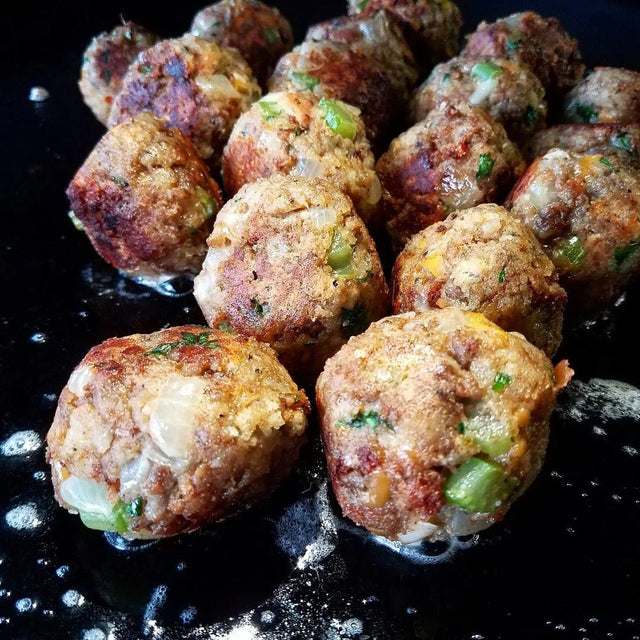 Cheese Sausage Stuffing Balls - Blackstone Products