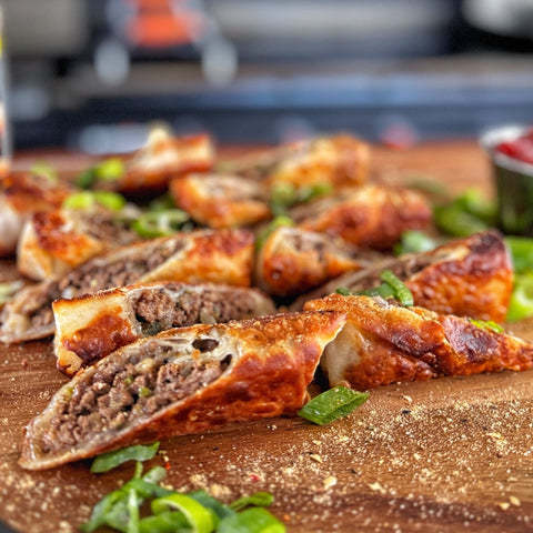 Cheesesteak Egg Rolls