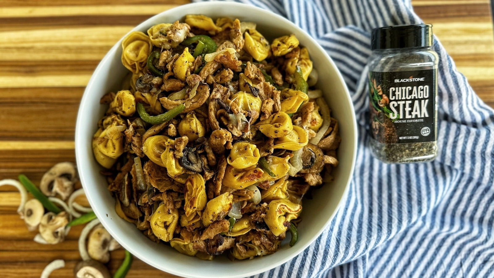 Cheesesteak Tortellini - Blackstone Products