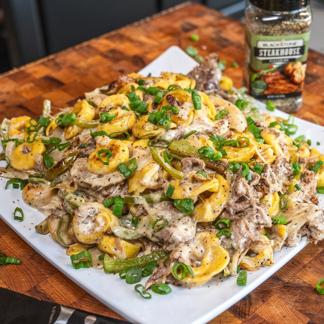Cheesesteak Tortellini - Blackstone Products