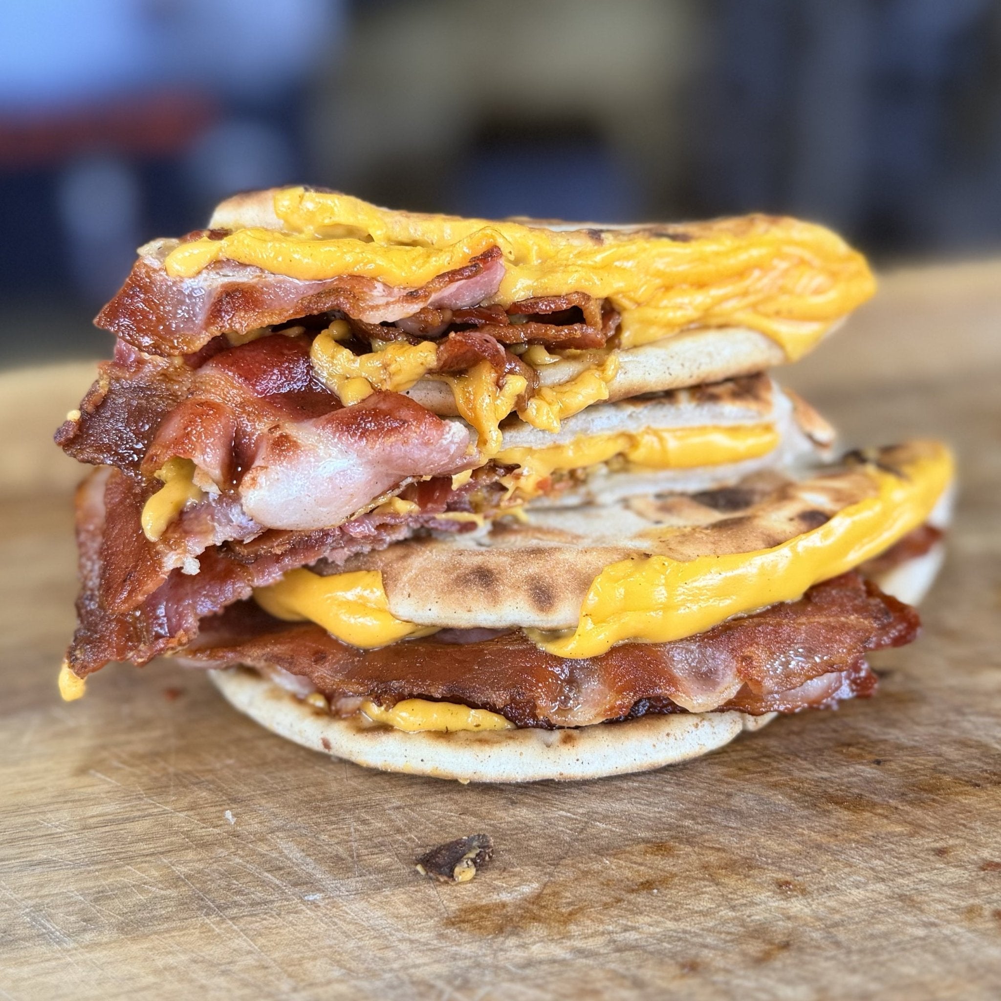 Cheesy Bacon Flatbread