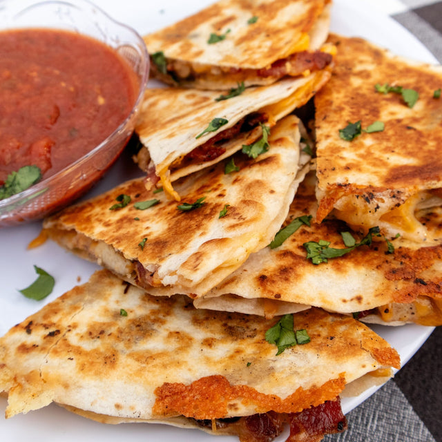Cheesy Chicken Bacon Quesadilla - Blackstone Products