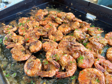 Chefanie's Hawaiian Garlic Shrimp