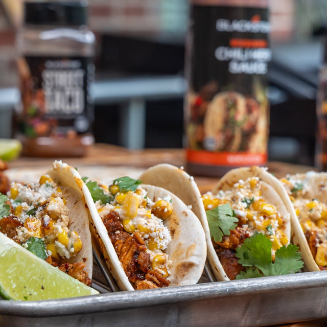 Chicken and Elote Tacos - Blackstone Products