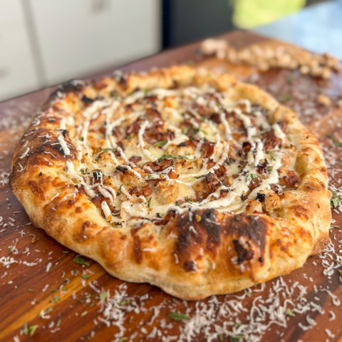 Chicken Bacon Ranch Pizza