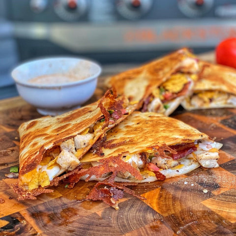 Chicken Bacon Ranch Quesadilla
