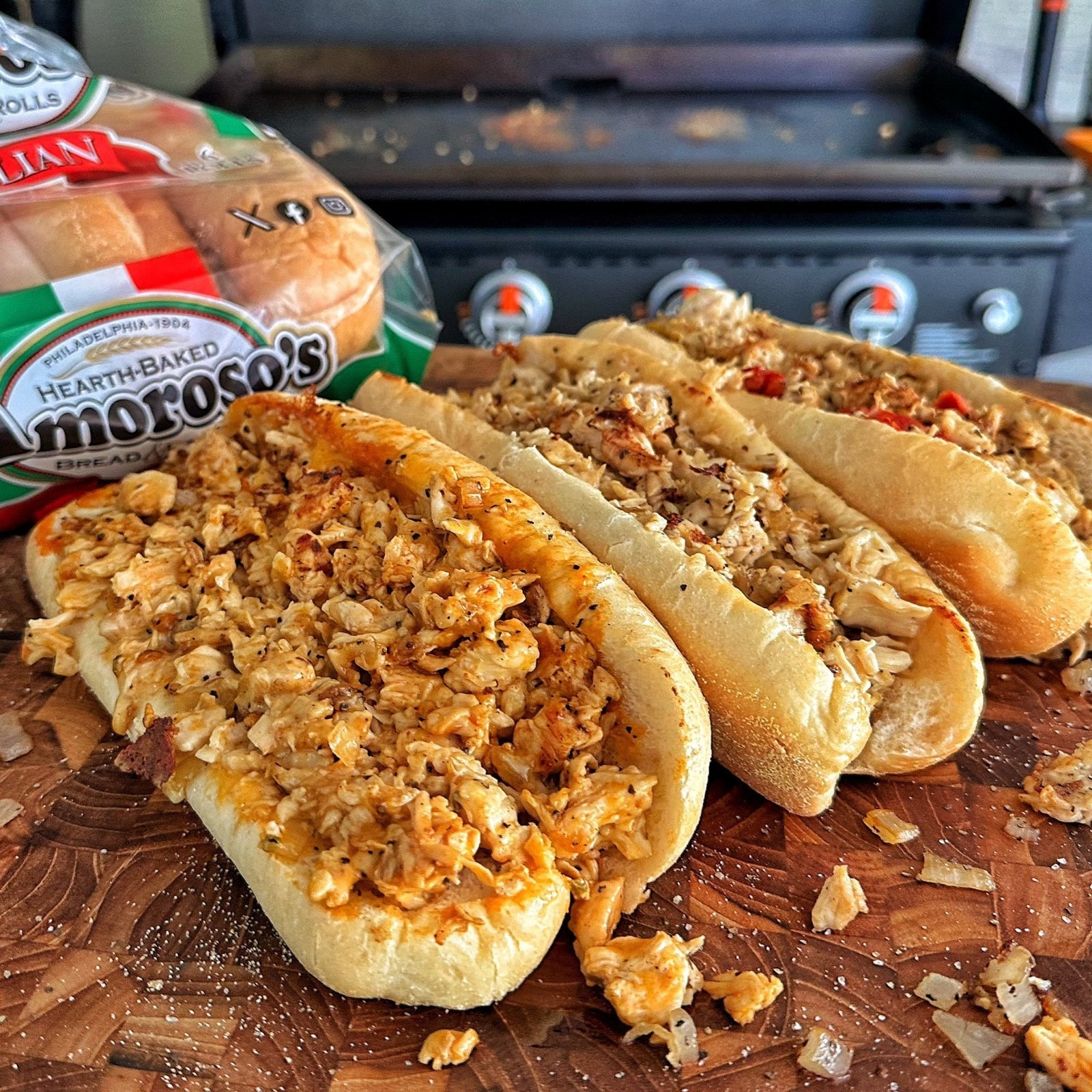 Chicken Cheesesteaks - Blackstone Products