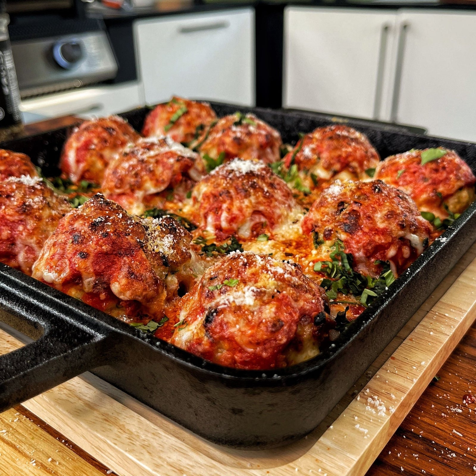Chicken Parm Meatballs - Blackstone Products