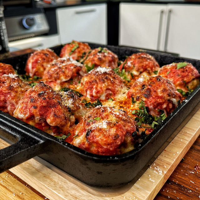 Chicken Parm Meatballs - Blackstone Products