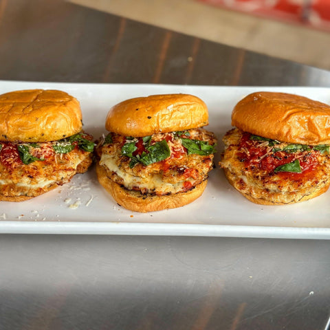 Chicken Parm Smashburgers