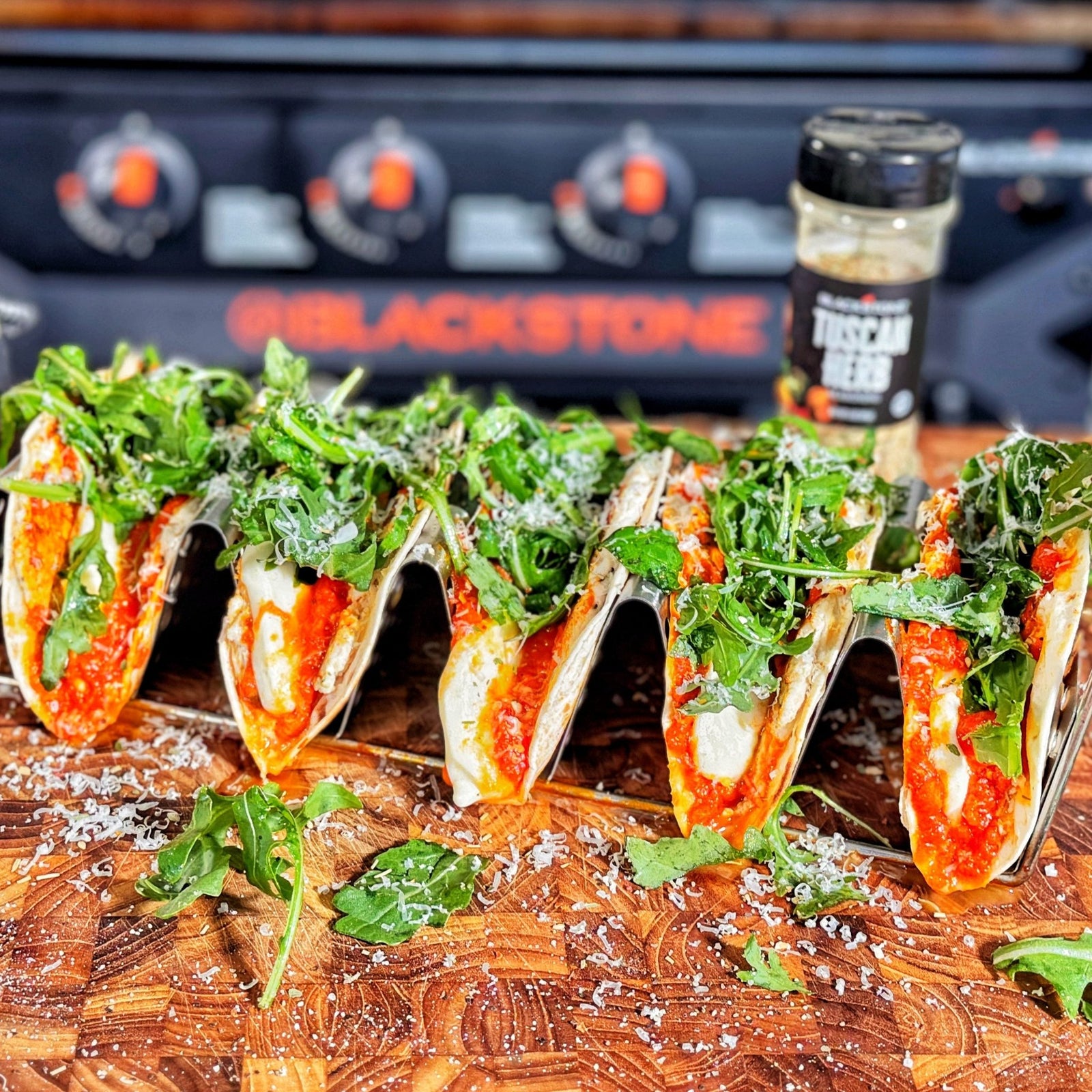 Chicken Parm Tacos - Blackstone Products