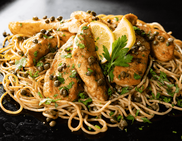 Chicken Piccata Pasta - Blackstone Products