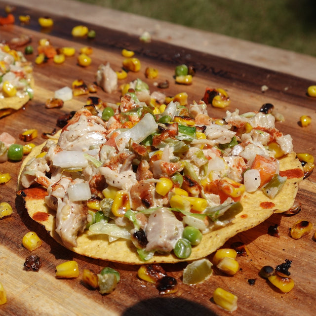 Chicken Salad Tostadas - Blackstone Products