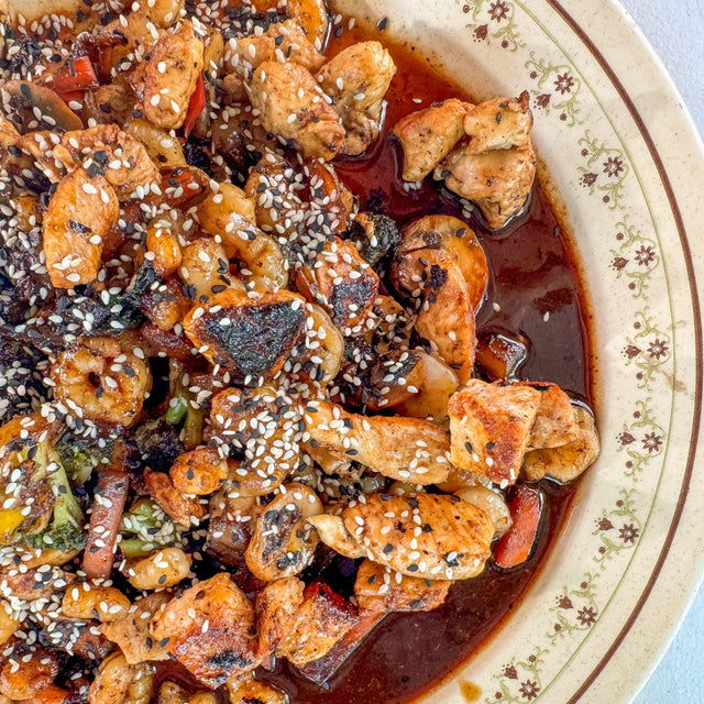 Chicken & Shrimp Stir Fry - Blackstone Products