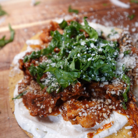 Chicken Tinga Tostadas