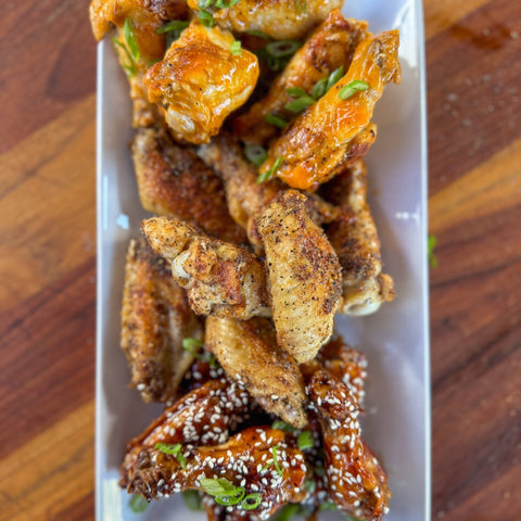 Chicken Wings Three Ways