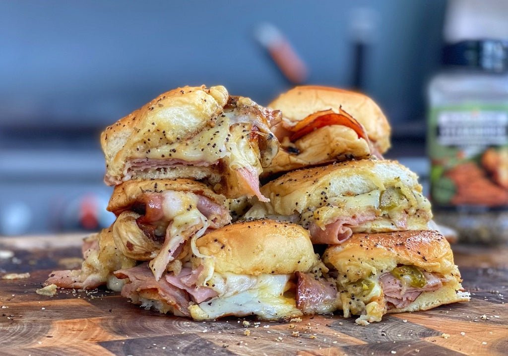 CJ’s Game Day Ham and Cheese Sliders - Blackstone Products