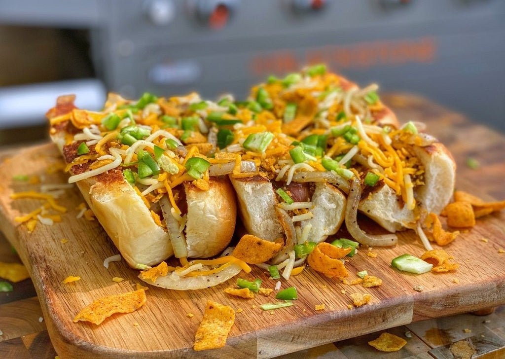 CJ’s Hawaiian Roll Frito Bandito Chili Cheese Dog - Blackstone Products