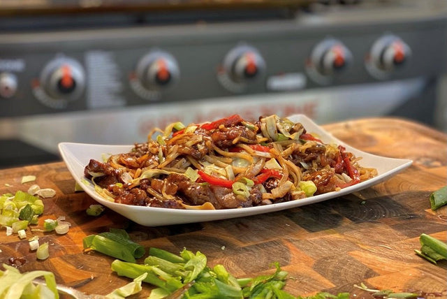 CJ's Mongolian Beef and Noodles - Blackstone Products