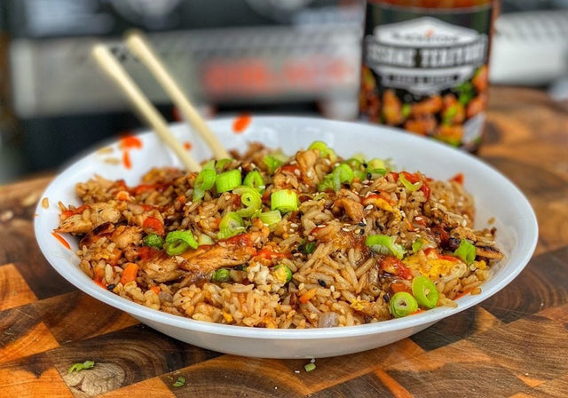 CJ’S Quick and Easy Chicken Fried Rice - Blackstone Products