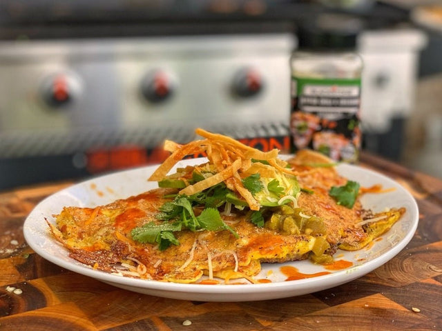 CJ’s Southwest Chile and Cheddar Omelette - Blackstone Products