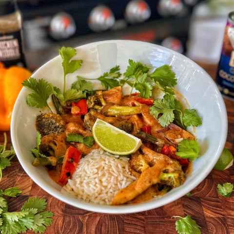 Coconut Chicken Curry Rice Bowl