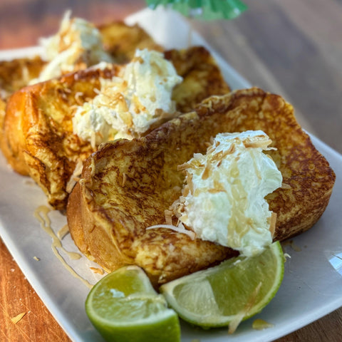 Coconut Key Lime French Toast