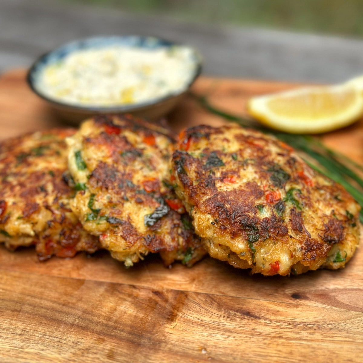 Crab Cakes with Lemon Aioli - Blackstone Products