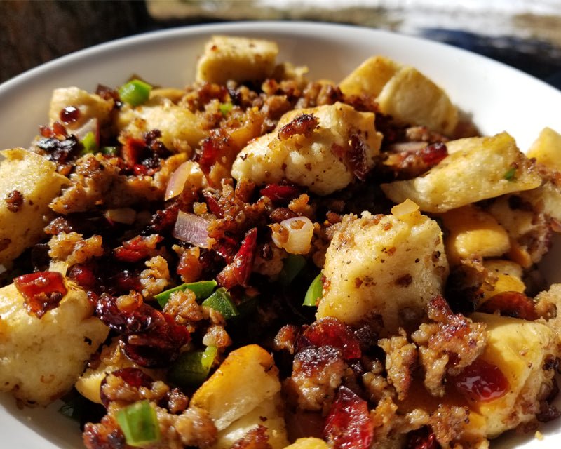 Cranberry Jalapeño Sausage Stuffing - Blackstone Products