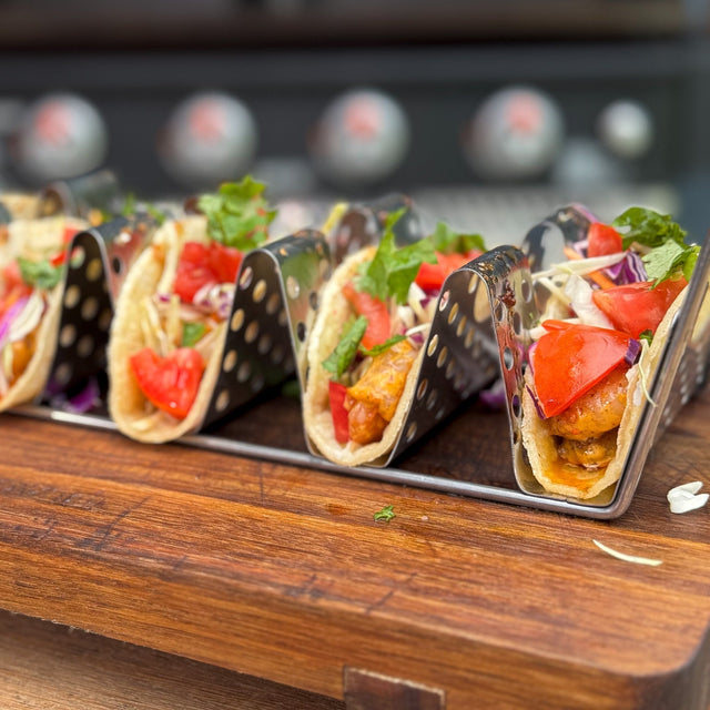 Creamy Cajun Shrimp Tacos - Blackstone Products
