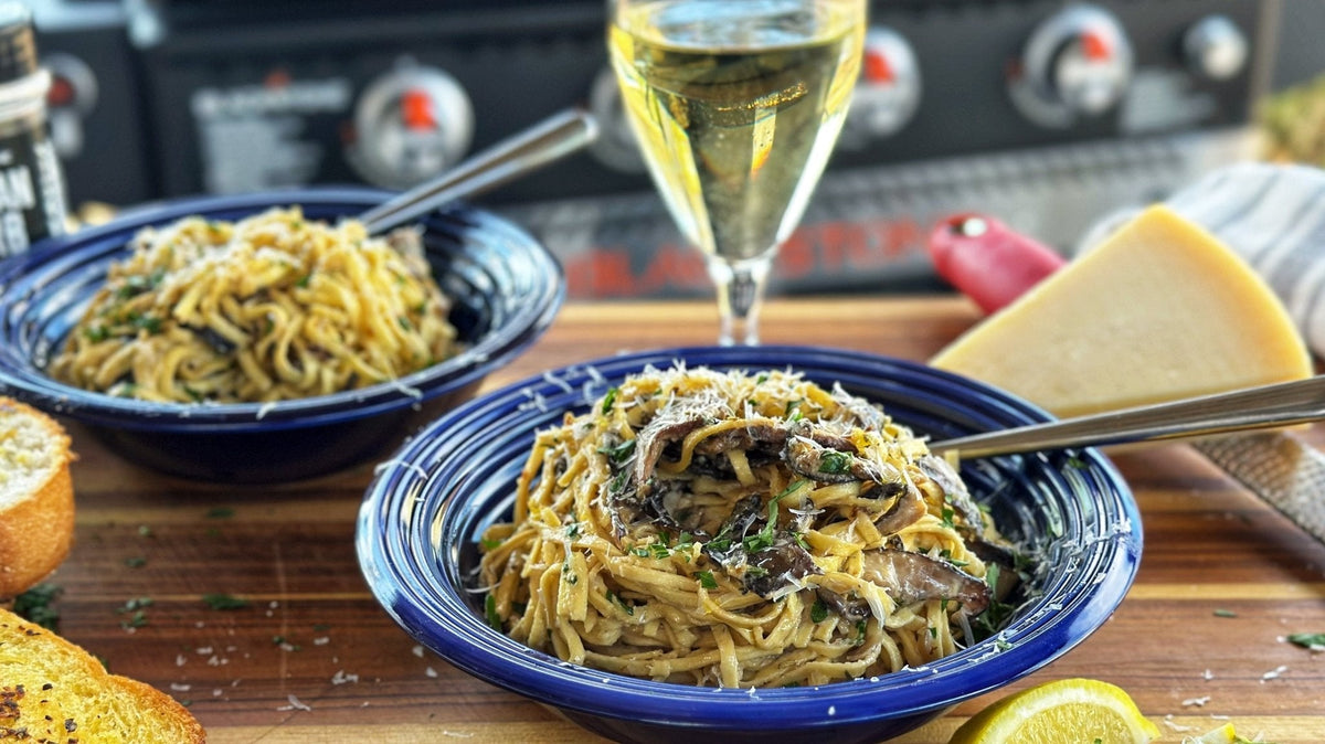 Creamy Mushroom Pasta - Blackstone Products