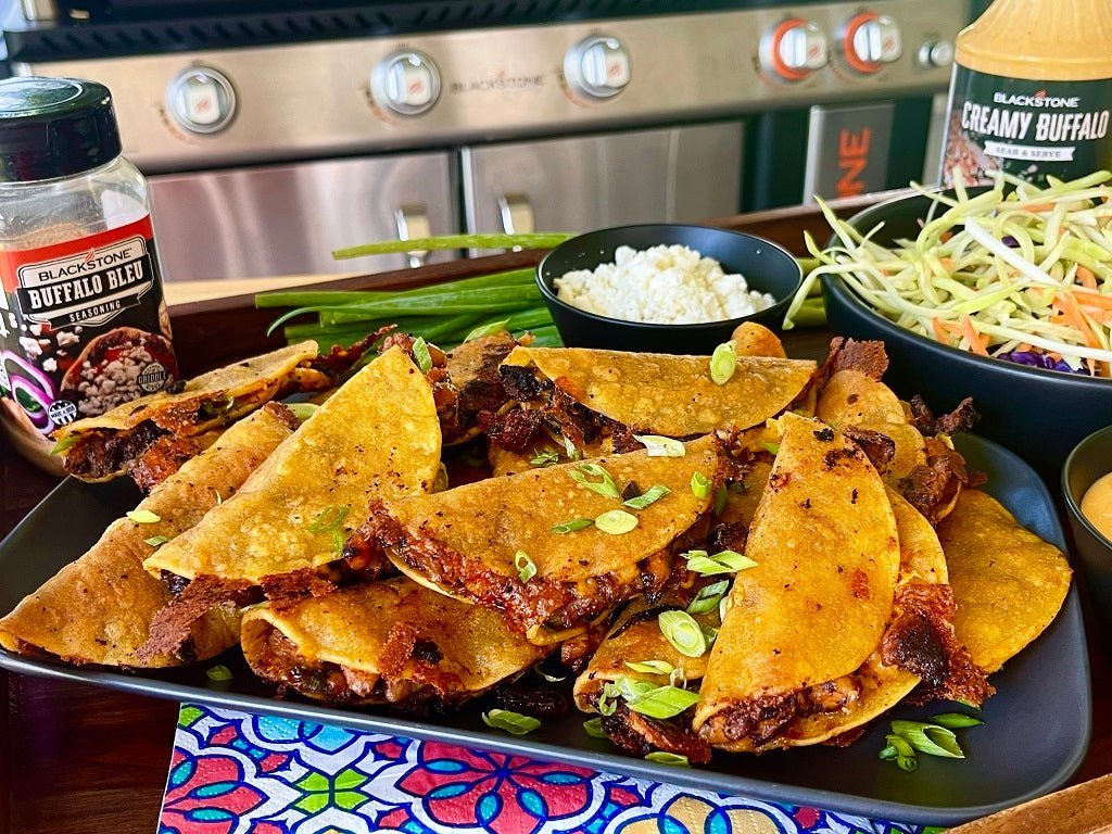 Crispy Buffalo Chicken Tacos - Blackstone Products